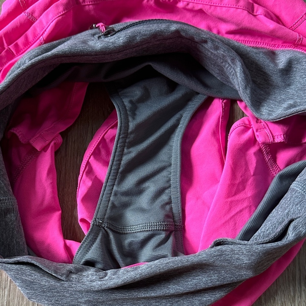 lululemon athletica Pink and Gray Women's Athletic Shorts - Picture 3 of 6